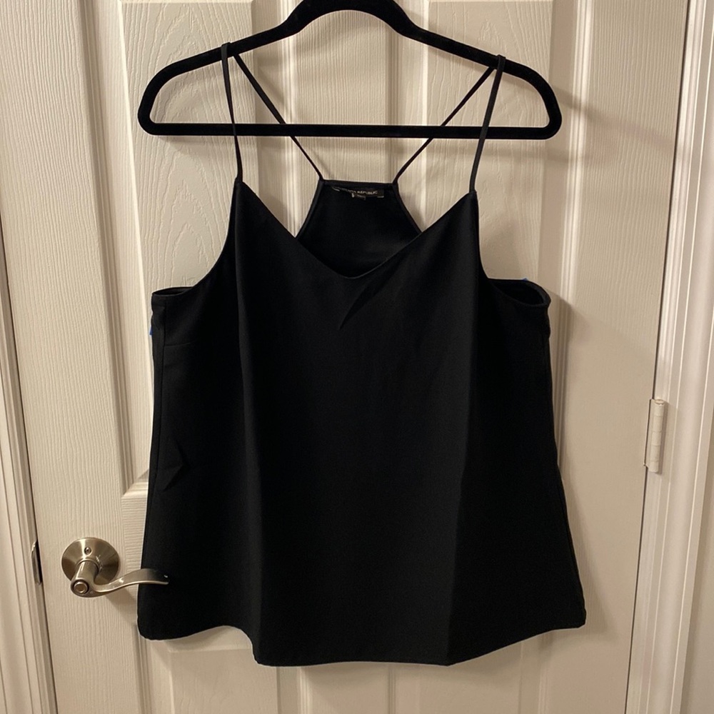 Black a line racer back cami
